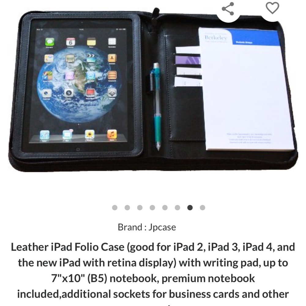 📱Vegan Leather iPad Folio Case iPad📱